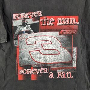 Vintage Dale Earnhardt Shirt Mens Medium Black NASCAR Goodwrench 3 Intimidator